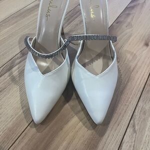 Elegant White Women's Heels